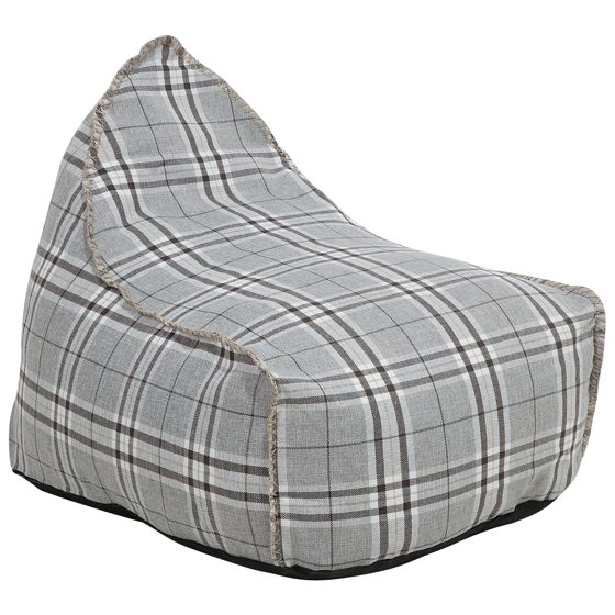 Säkkituoli 200 L DROP LINEN 63 cm 75 cm Harmaa