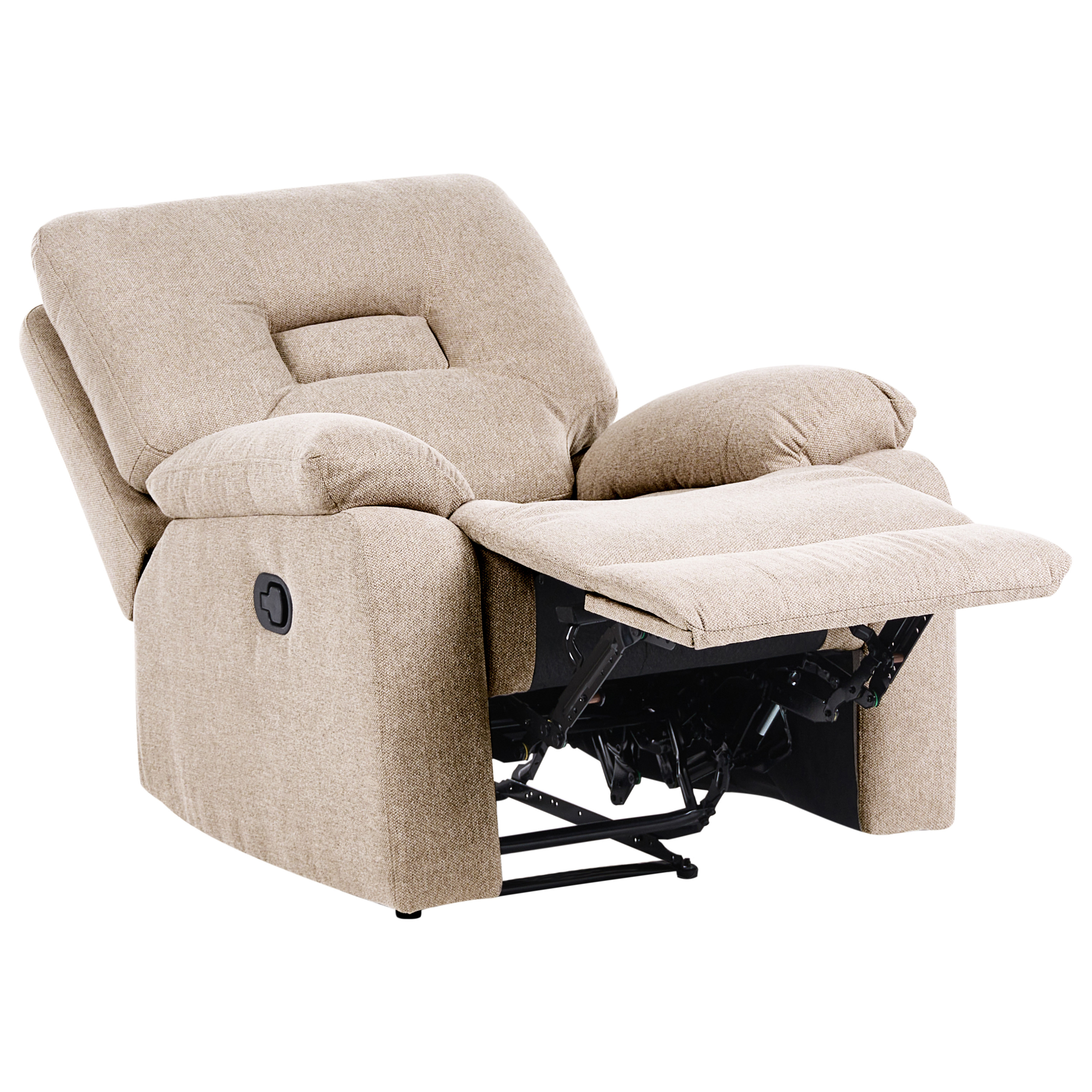 Mekanismituoli BERGEN jalkatuella Kangas Beige