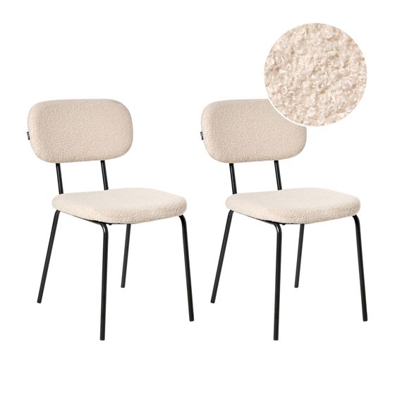 Tuolisetti 2 kpl ADAIR Buklee Beige