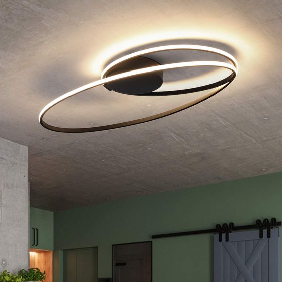 NETTLIFE LED - kattovalaisin, olohuoneeseen, 36W, olohuonevalaisin, makuuhuoneeseen, 3000K, lämmin Valkoinen