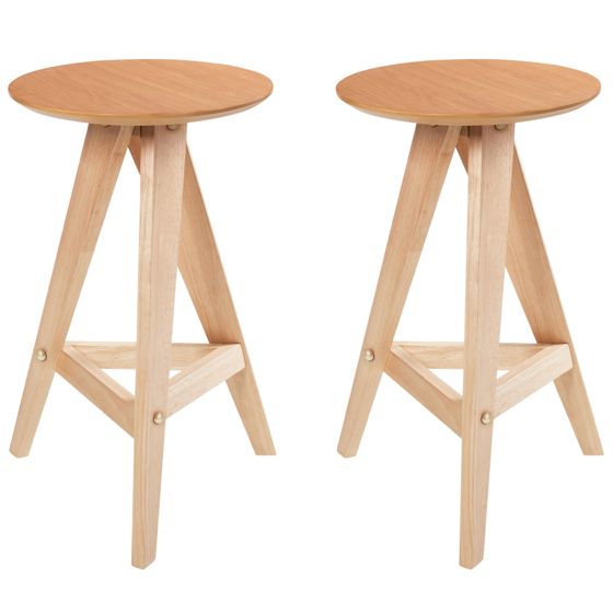 Baarijakkarasetti 2 kpl AROMA puu Vaaleanruskea