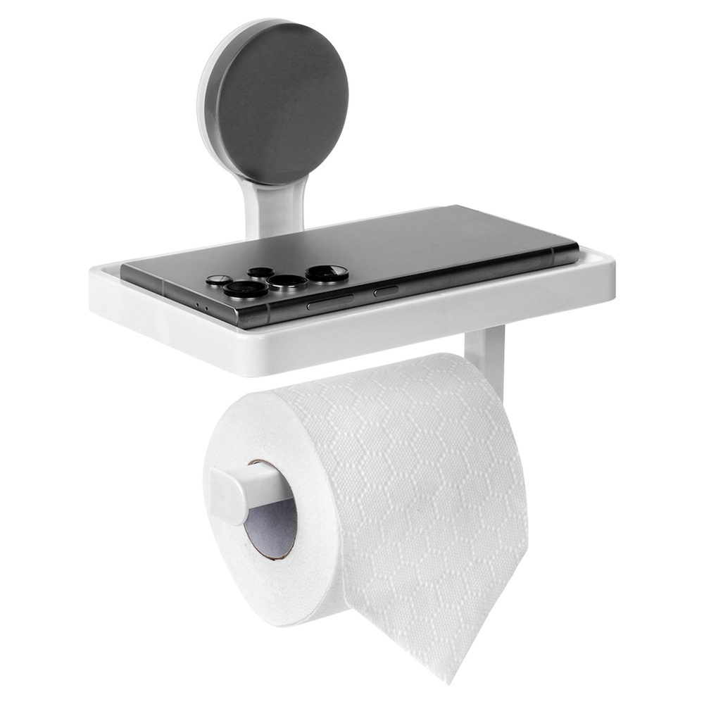 WC-paperiteline imukuppihyllyllä