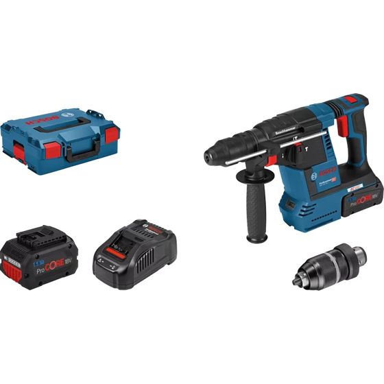Bosch GBH 18V-26 F Professional -Akkuporavasara SDS-Plus 2x 5,5 Ah
