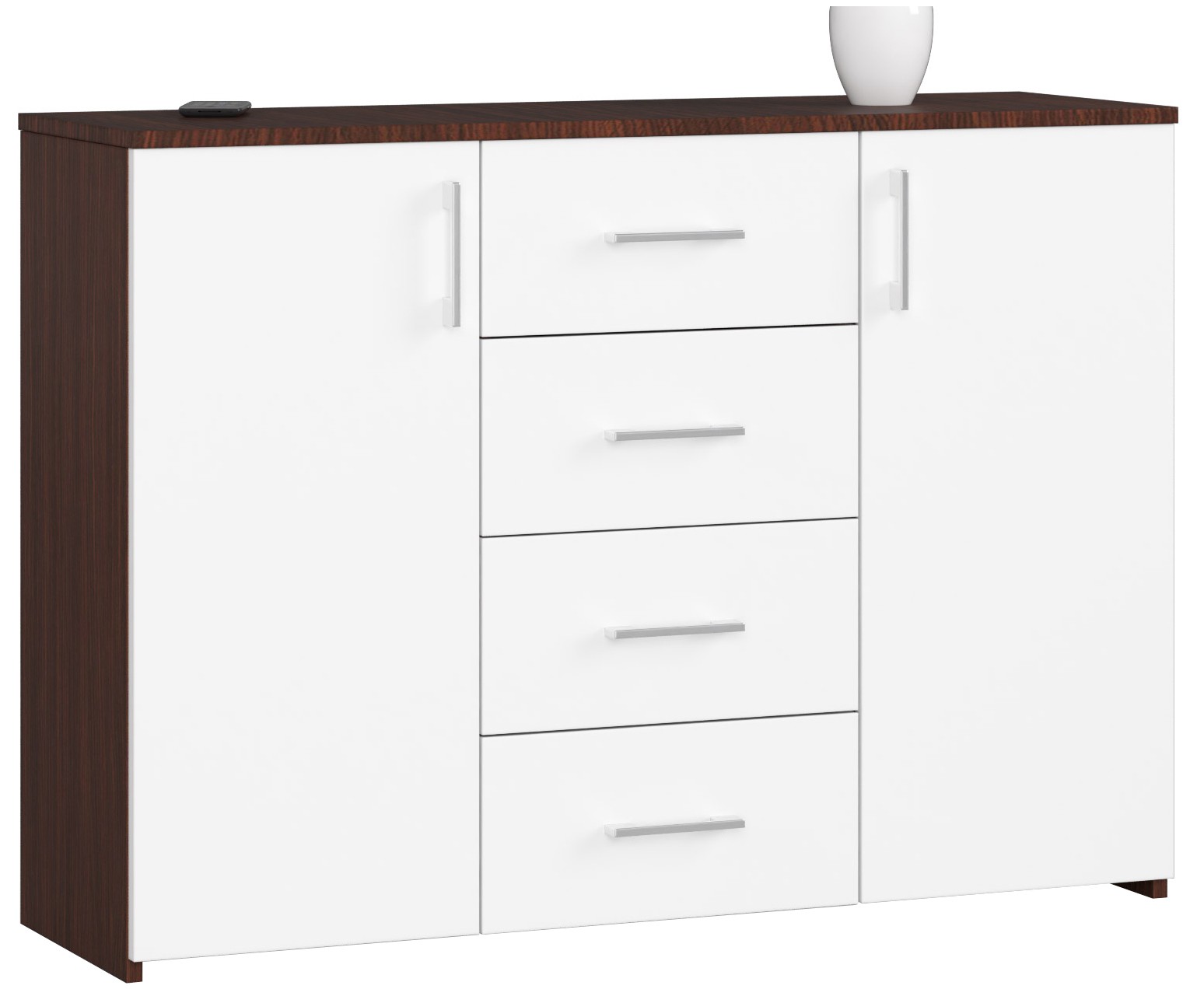 Akord Kaappi Wenge/Valkoinen 110x35x80