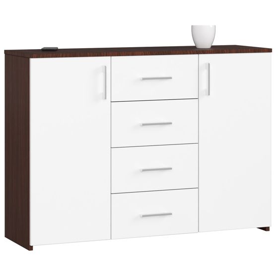 Akord Kaappi Wenge/Valkoinen 110x35x80