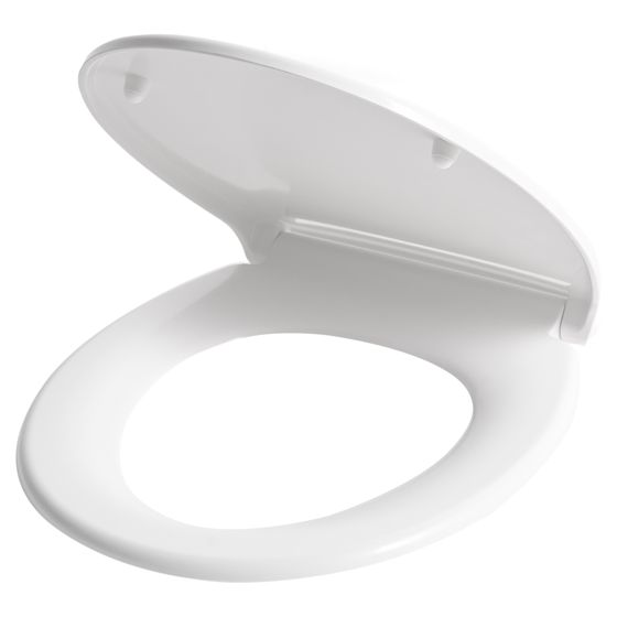 WC-istuinkansi PAPURI pehmeästi sulkeutuva duroplast Valkoinen