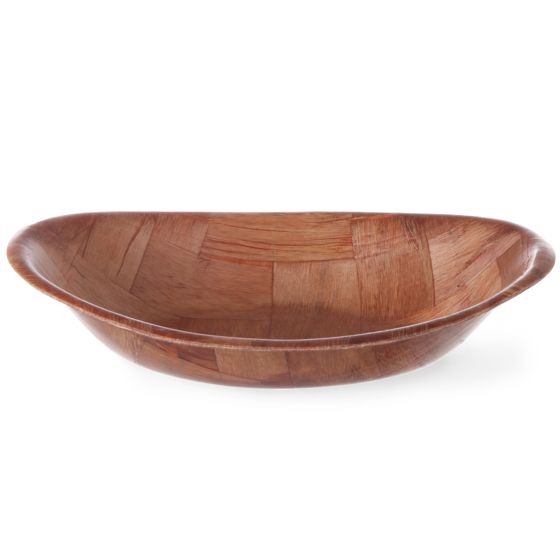 Soikea puinen keittiökulho 255x190mm - Hendi 425602
