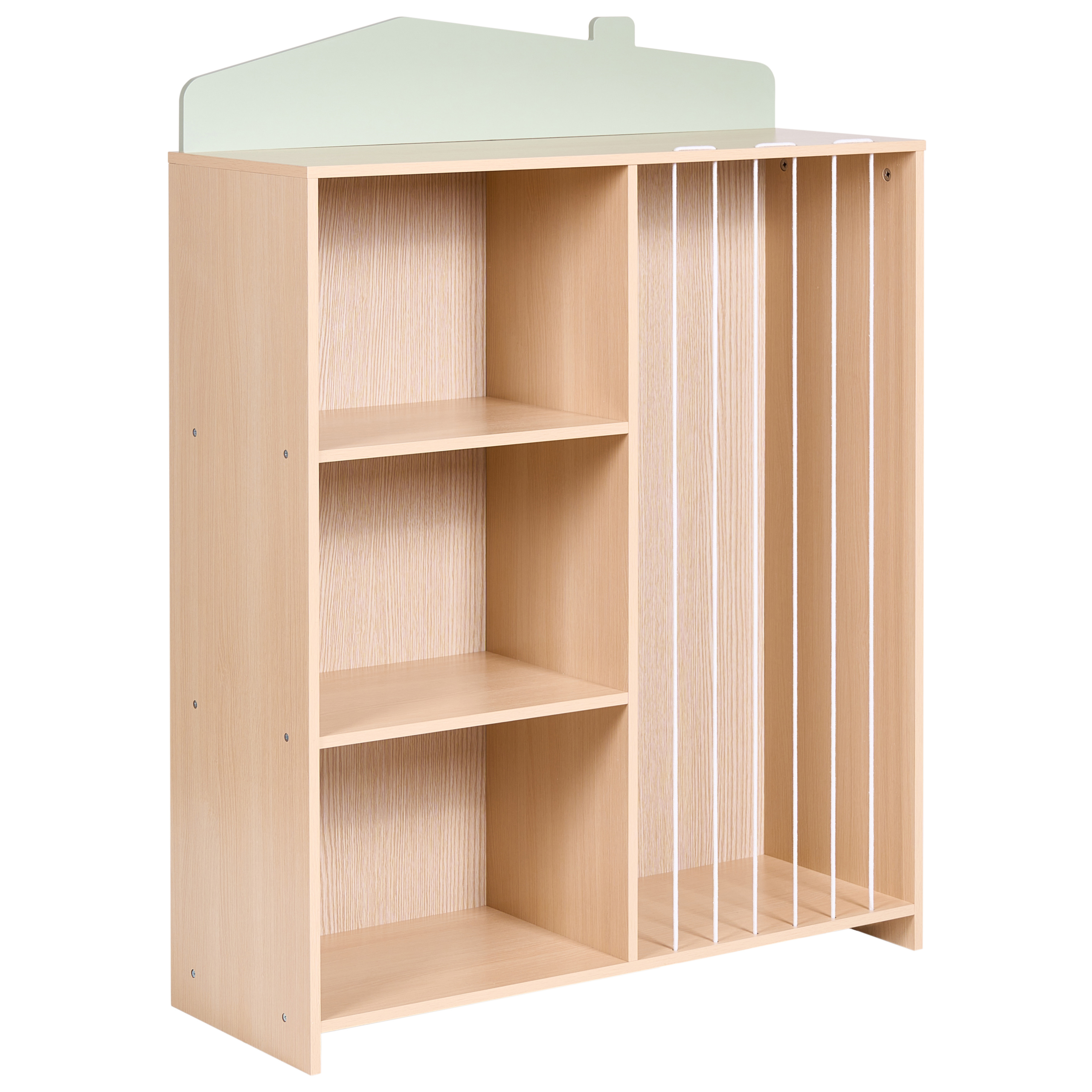 Hyllykkö 3 tasoa LACKEY 105 cm Vaaleanruskea