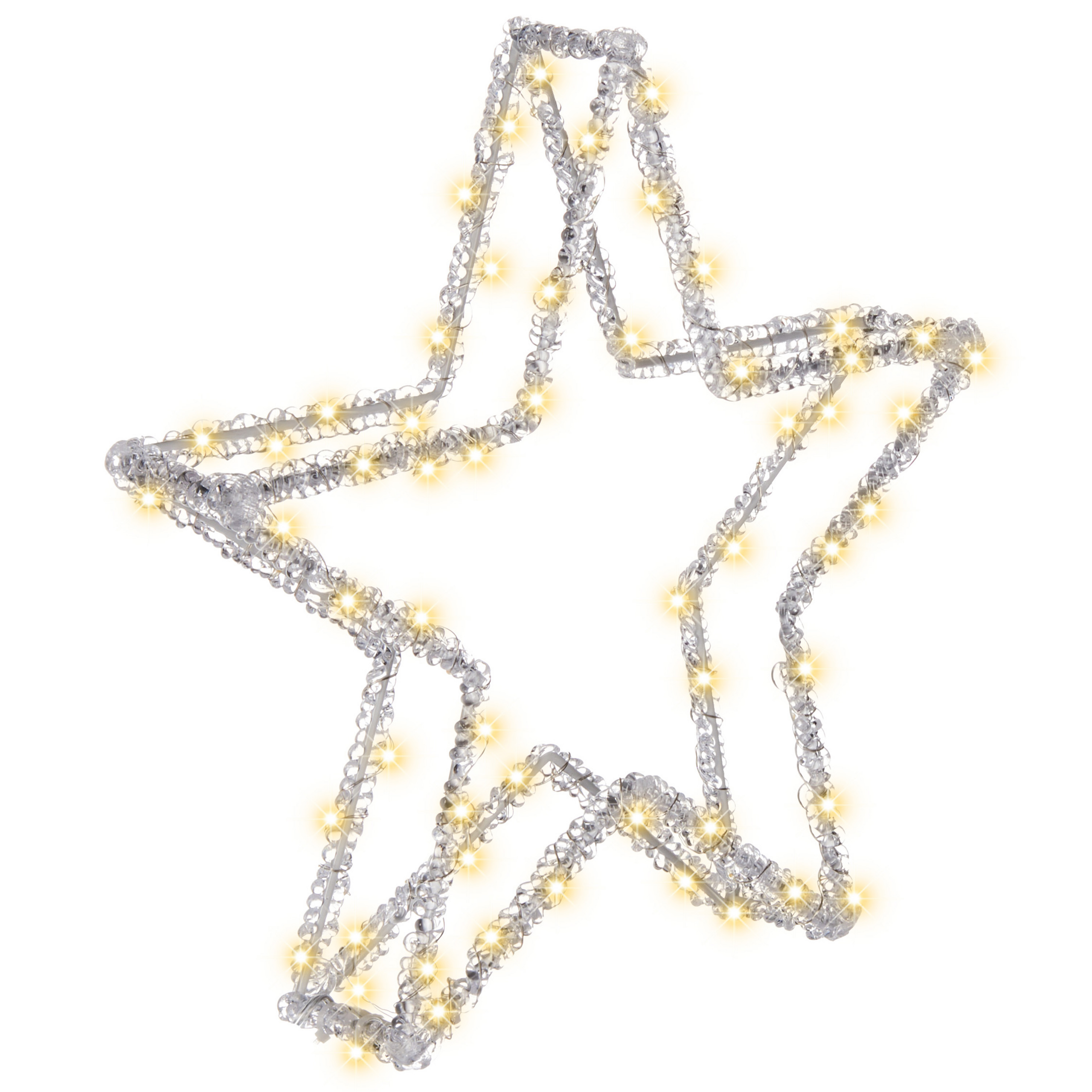 Ulkokoriste LED-valo SIMO Tähti 31 cm Valkoinen