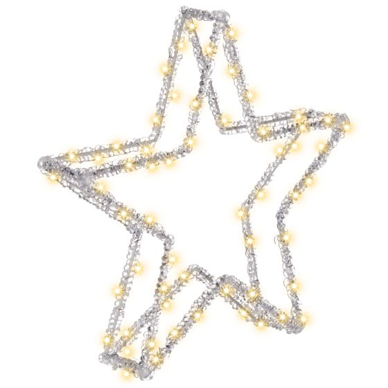 Ulkokoriste LED-valo SIMO Tähti 31 cm Valkoinen