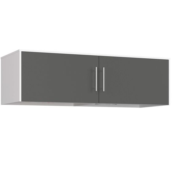 Akord Kaapin yläosa Valkoinen/Harmaa Grafiitti 150x60x45