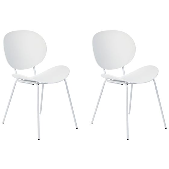 Ruokatuolisetti 2 kpl SHONTO Valkoinen