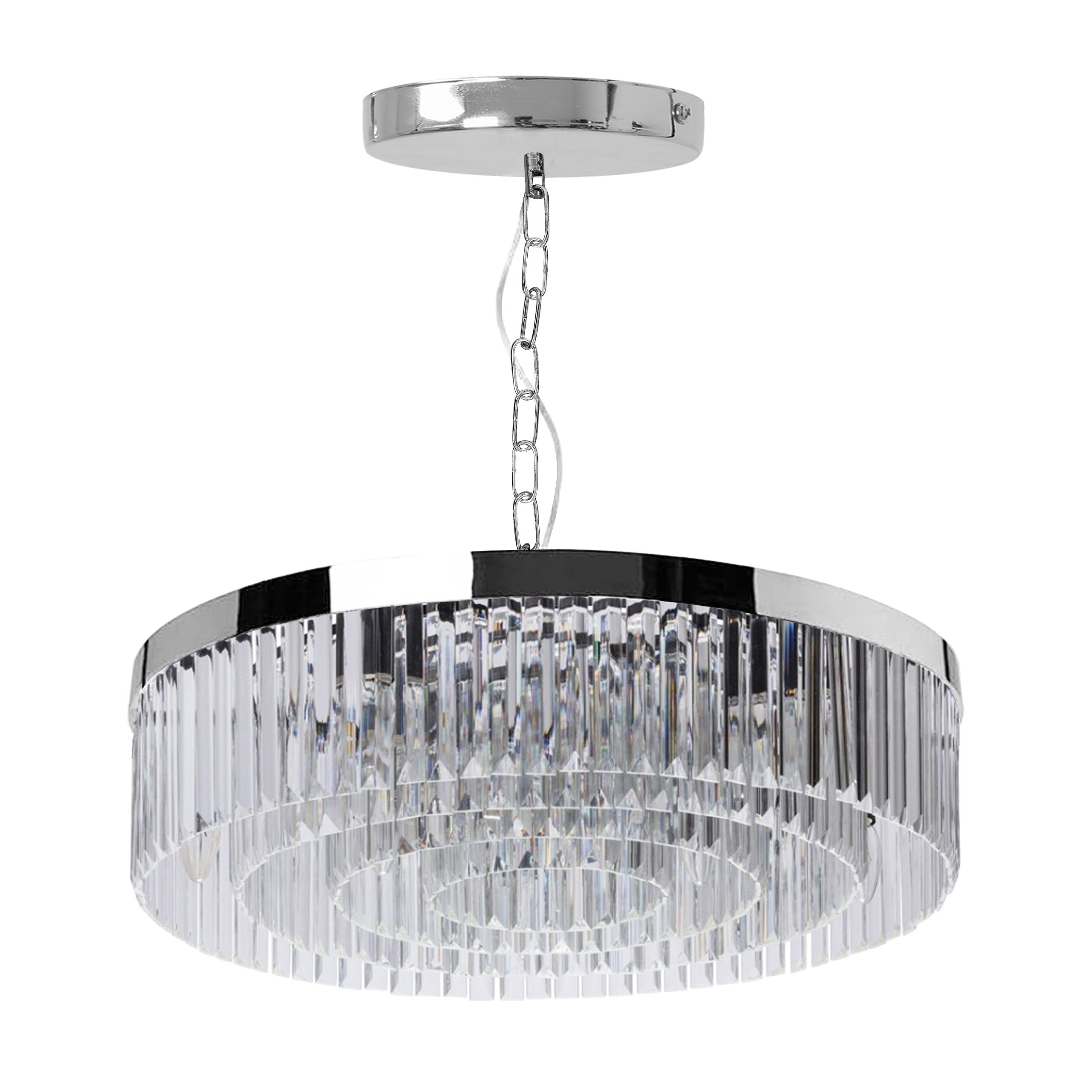 TOOLIGHT riippuva kattovalaisin APP1532-8CP kromi, 58x58x66, 5cm