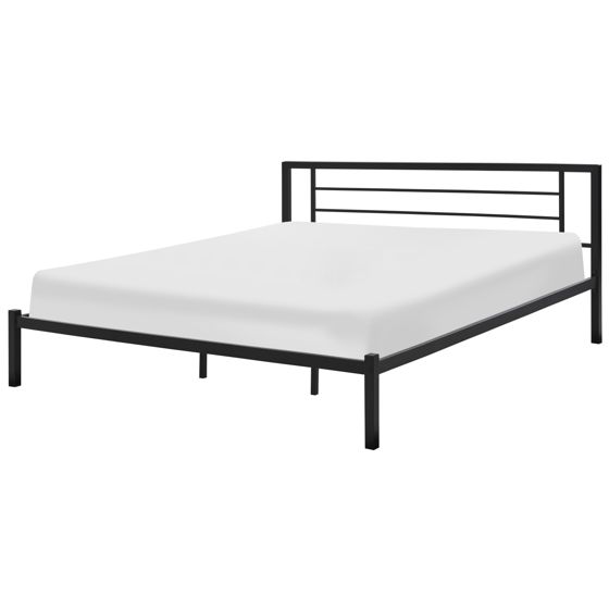Sänky Metalli CUSSET 180 x 200 cm Musta