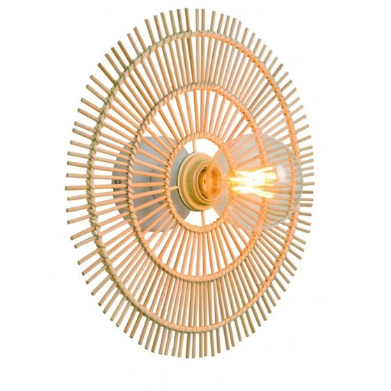 TOOLIGHT seinävalaisin APP1267 BOHO ruskea, 43x5x43cm