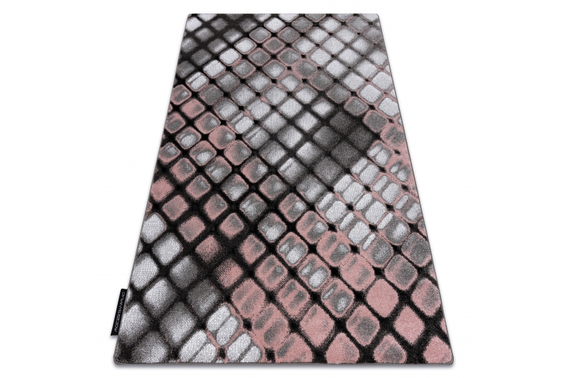 Matto INTERO REFLEX 3D Säleikkö vaaleanpunainen 280x370 cm