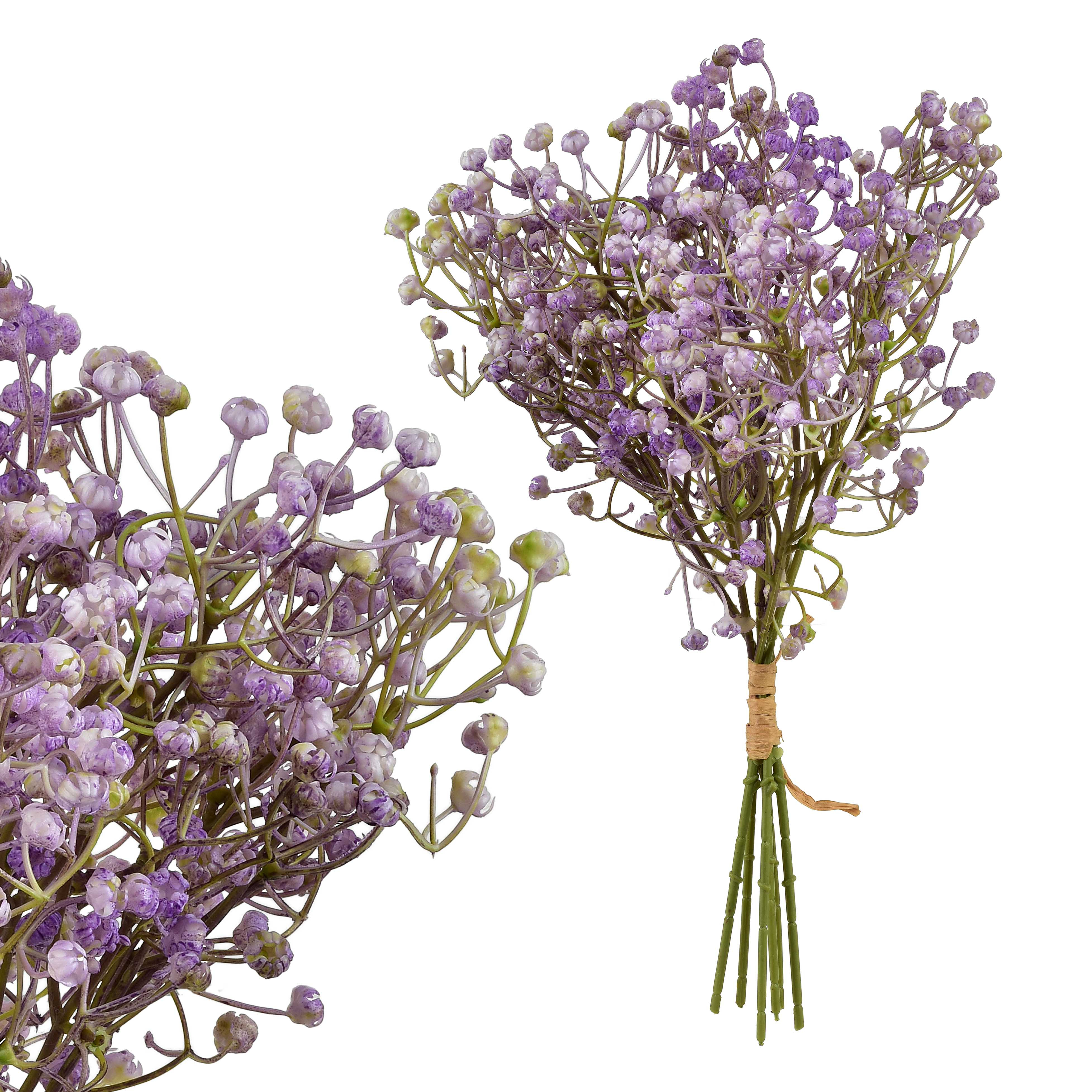 Tekokukka muovi VIRIDIS Gypsophila 15x15x33 cm 6 kpl