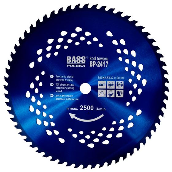 Widia-laikka 500 mm x 2,5 mm x 60 hammasta x 32,0–20,0 korkeus