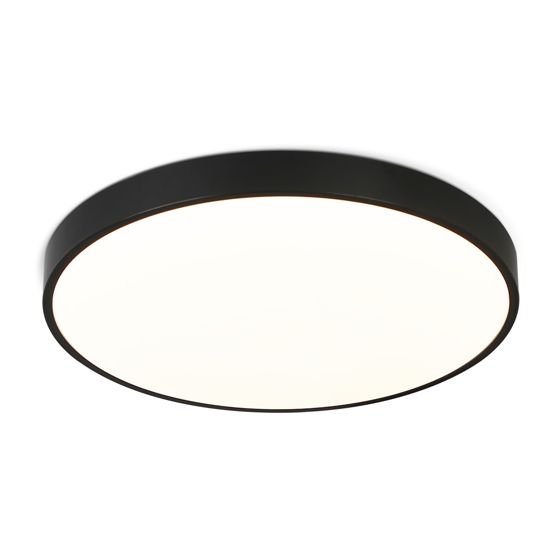 NETTLIFE LED - kattovalaisin, litteä, makuuhuoneen, lamppu, 17W, musta, lämmin Valkoinen, IP44 pyöreäKeittiön, lamppu Kylpyhuone Keittiö