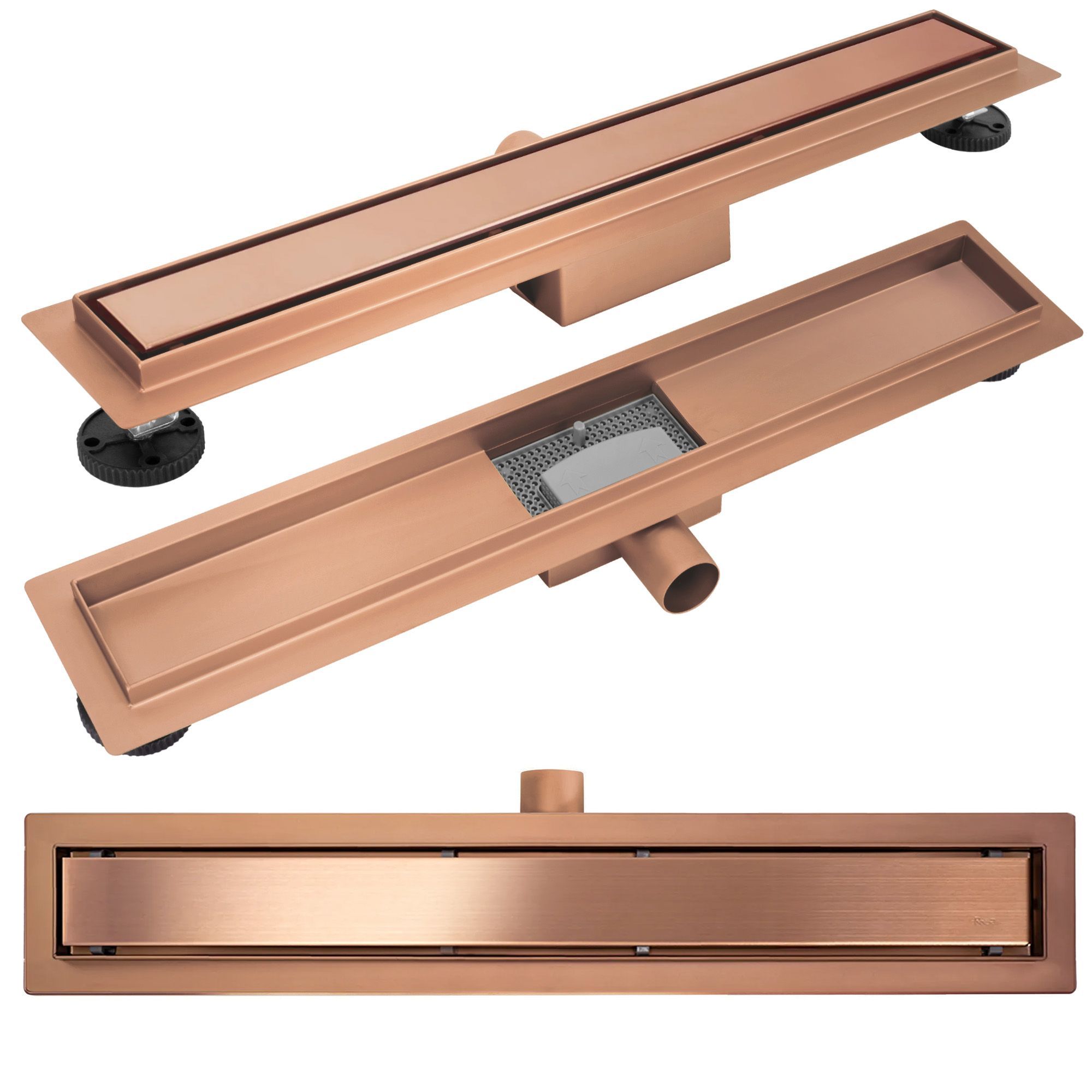 REA Linjalattiakaivo NEOX 100 harjattu kupari, 100X11X5CM