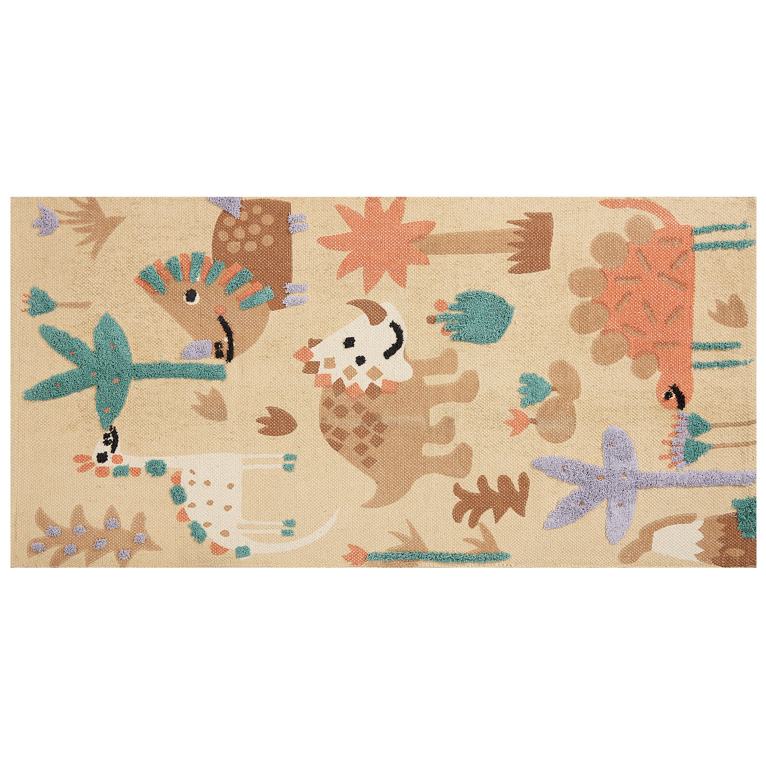 Lastenmatto STABAT Monivärinen 80 x 150 cm Puuvilla
