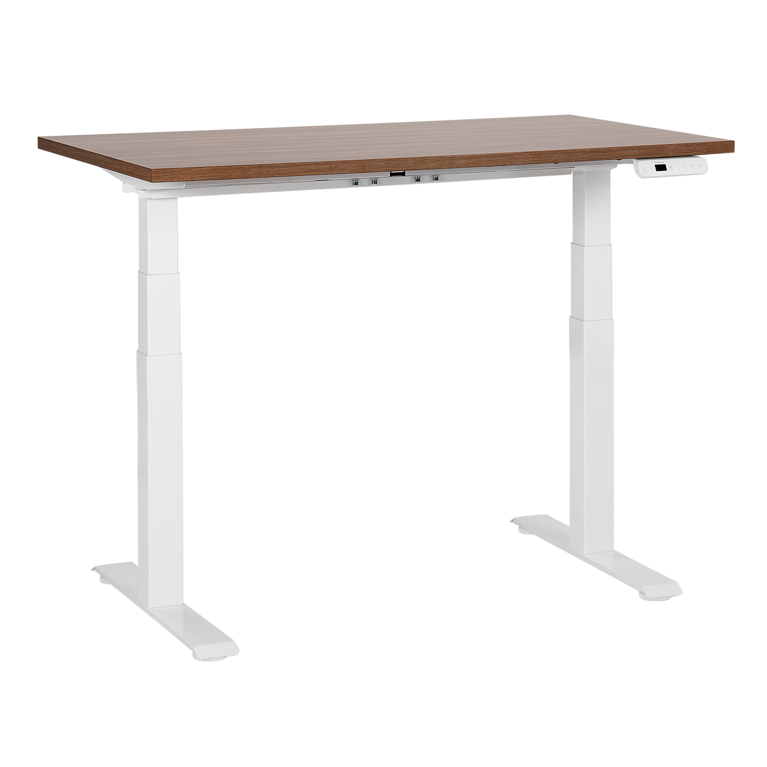 Työpöytä sähkösäädettävä DESTINES 120 cm 72 cm Ruskea/valkoinen