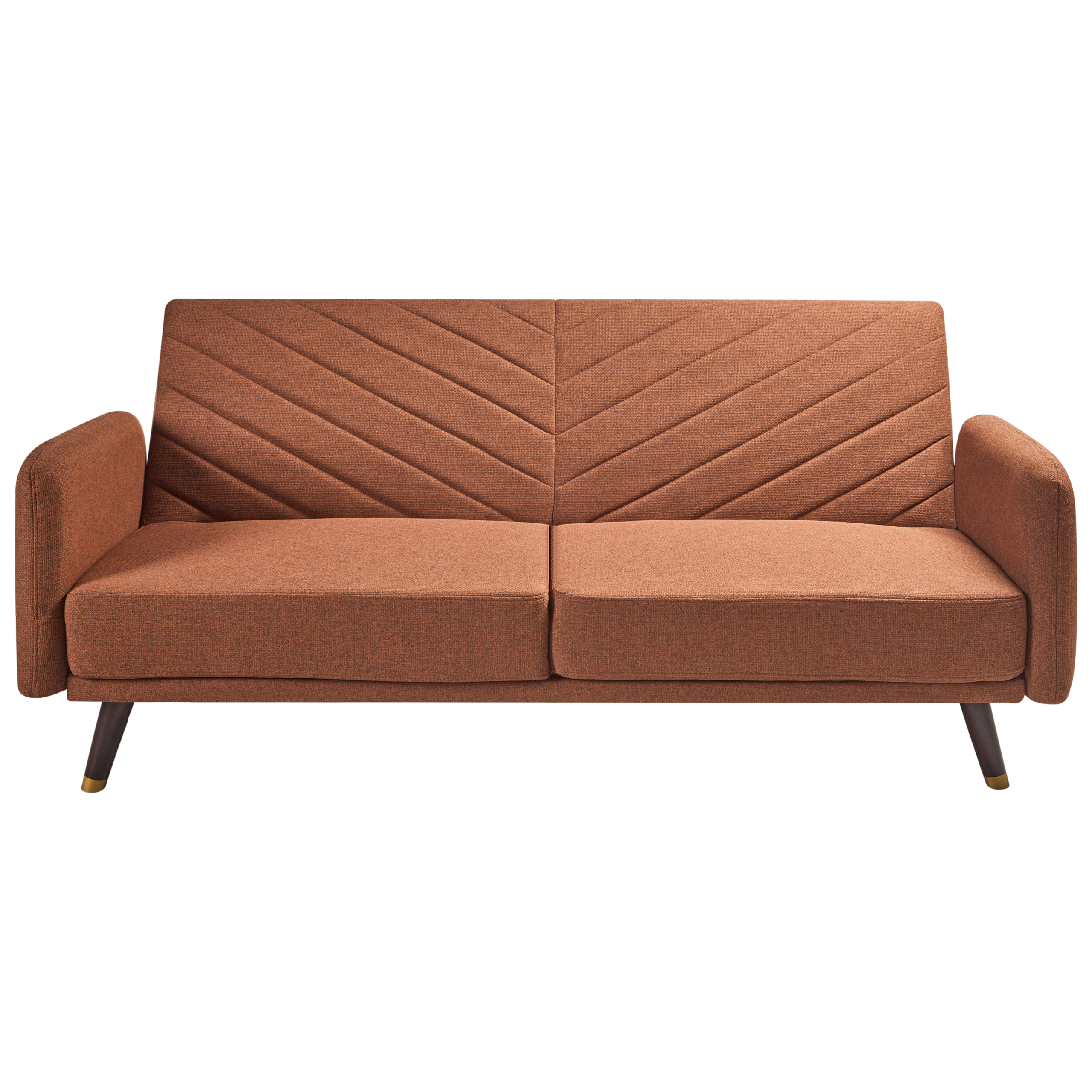 Vuodesohva SENJA keinopellava Oranssi 3-istuttava