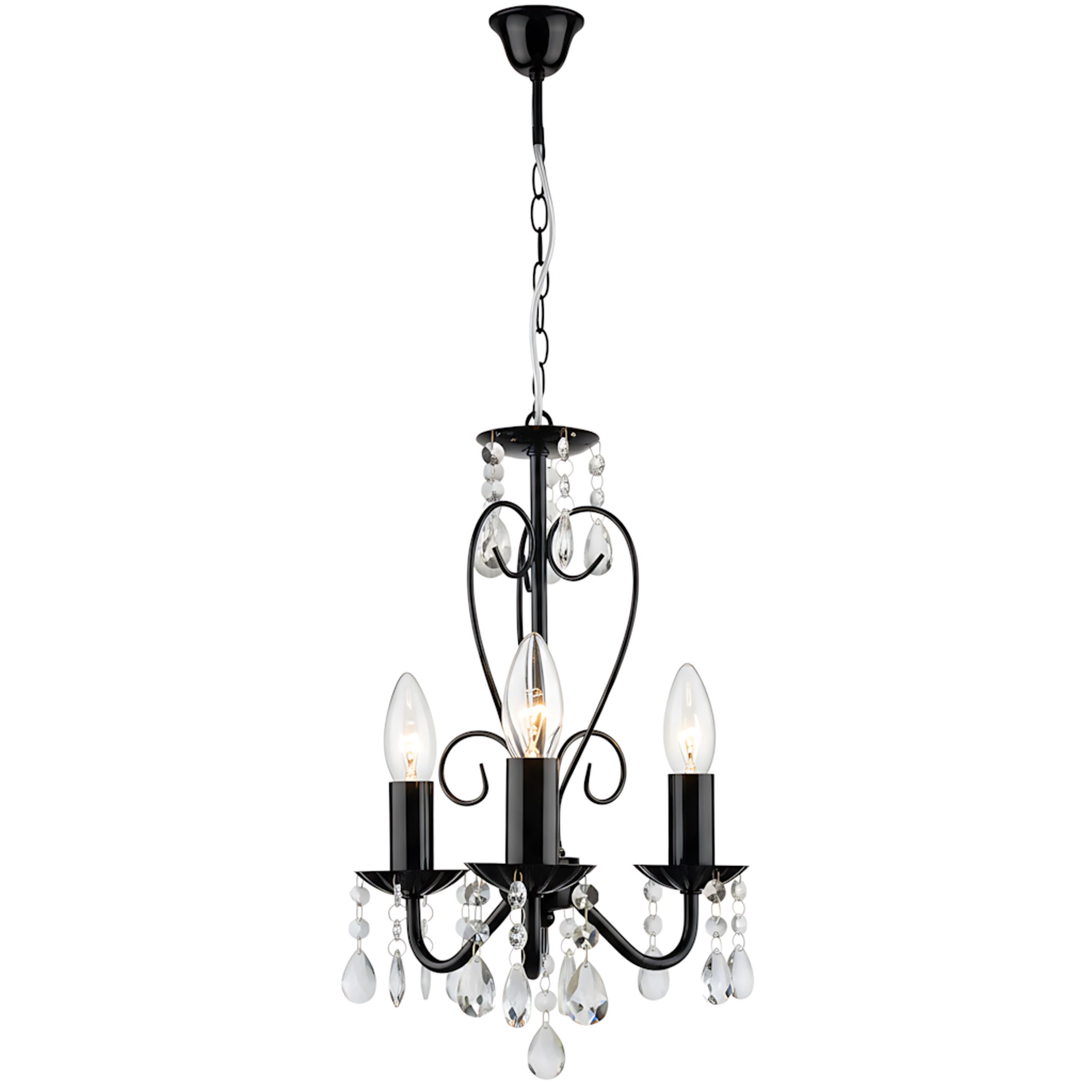 TOOLIGHT riippuvalaisin EBT013-3CP musta, 125X75X25CM