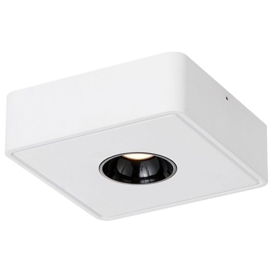 NETTLIFE LED - kohdevalot, valkoinen, 7 W, lämmin valkoinen, moderni kattokohdevalo, tasainen ja neliönmuotoinen kohdevalo eteiseen, keittiöön