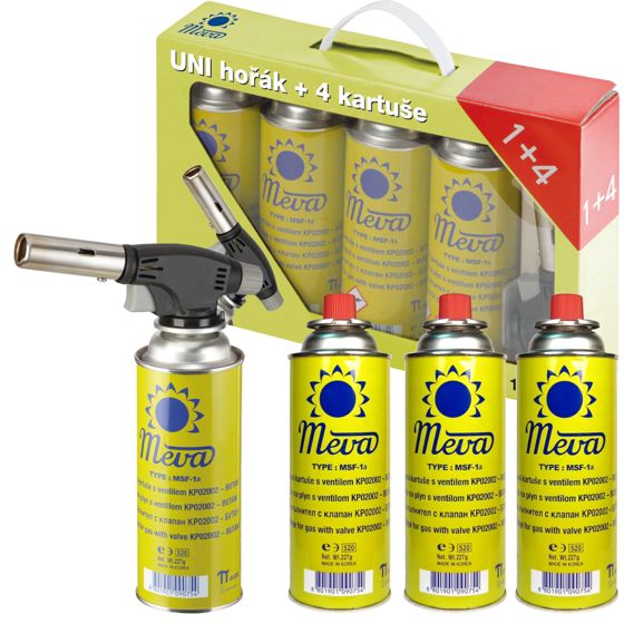 Creme Brulle 1kW yleisruokailukaasupoltin SET