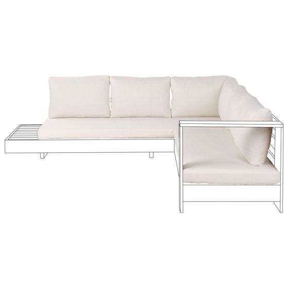 Ulkotyynyjen päällissetti MARETTIMO Luonnonvalkoinen