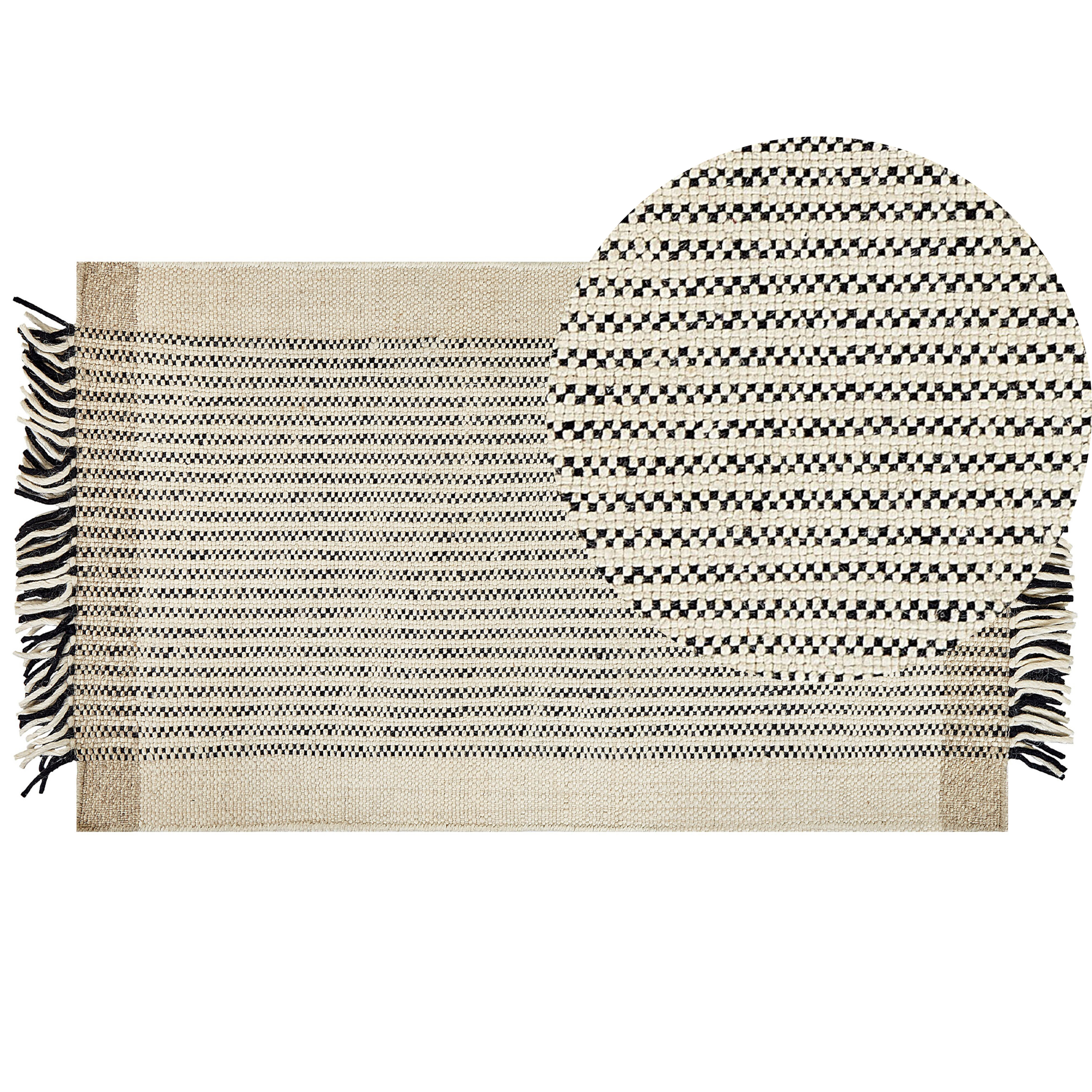Matto DIVARLI Beige 80 x 150 cm Villa