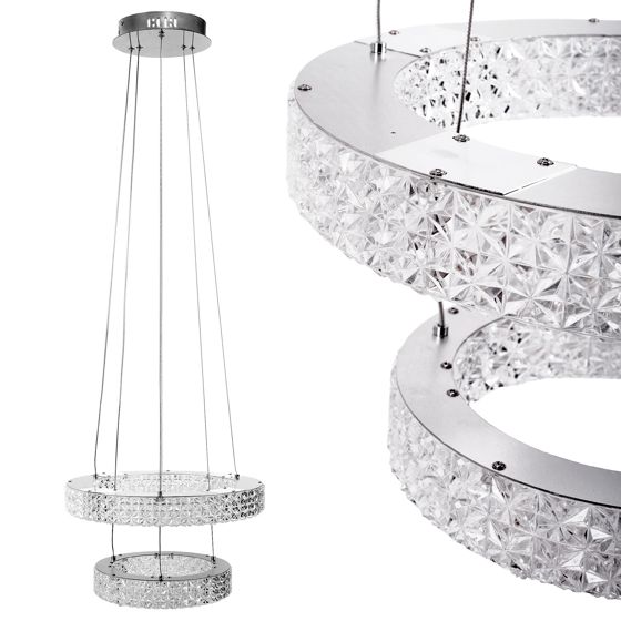 TOOLIGHT riippuva kattovalaisin MS006-CP kromi, 40,5x40,5x120cm