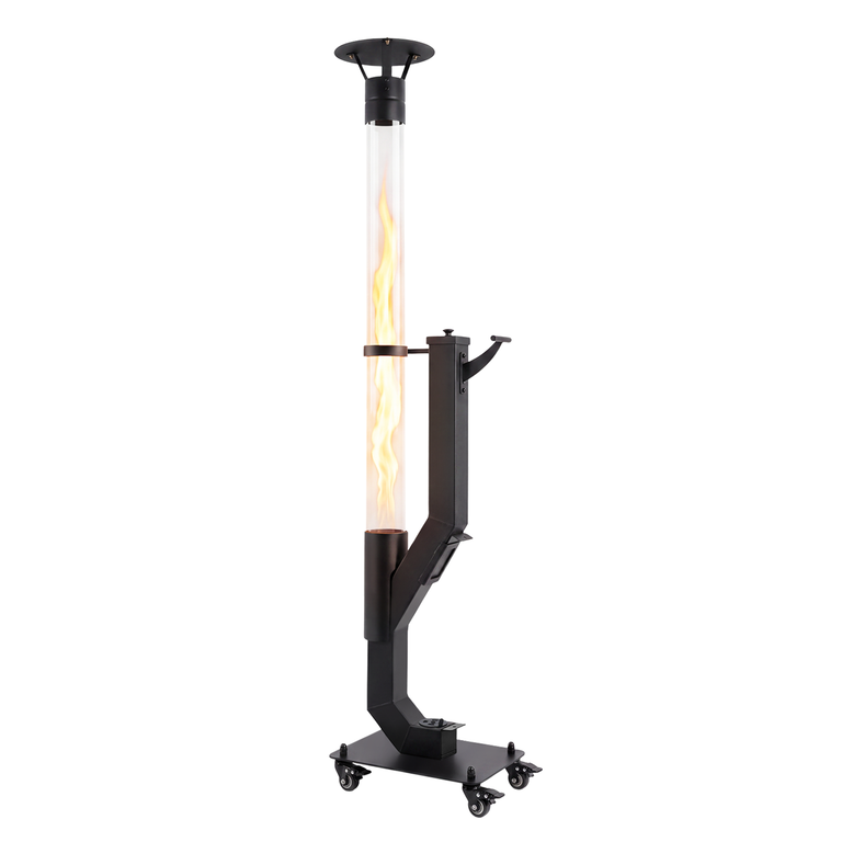 NETTLIFE biomassapelletitakka pyörillä 5–6 kW, 6 mm pelletit, 162,8x45,5 cm, olohuoneeseen ja terassille
