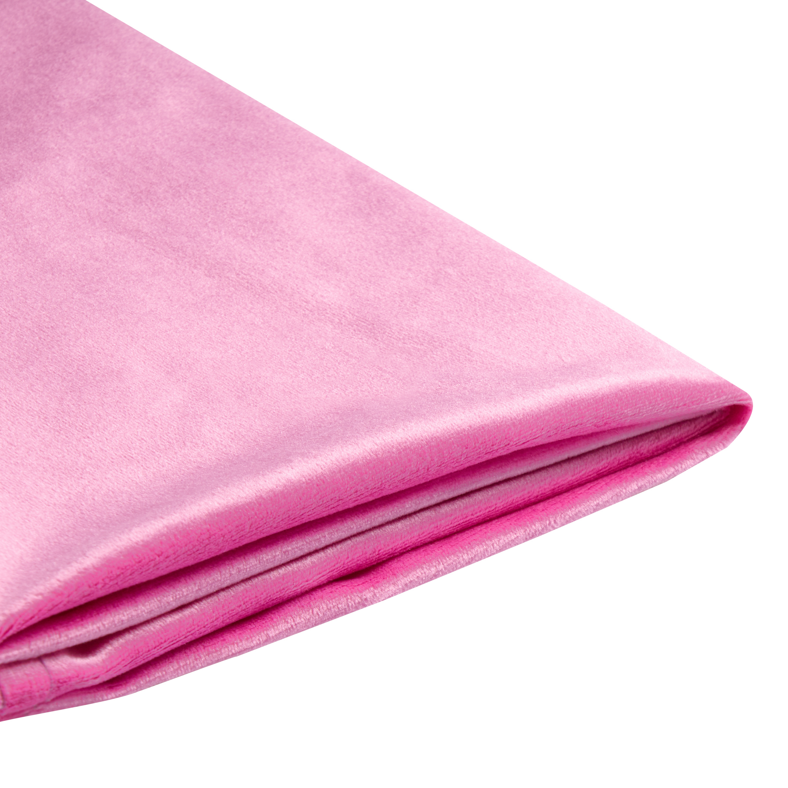 Sängynrungon päällinen sametti FITOU 90 x 200 cm Fuksia