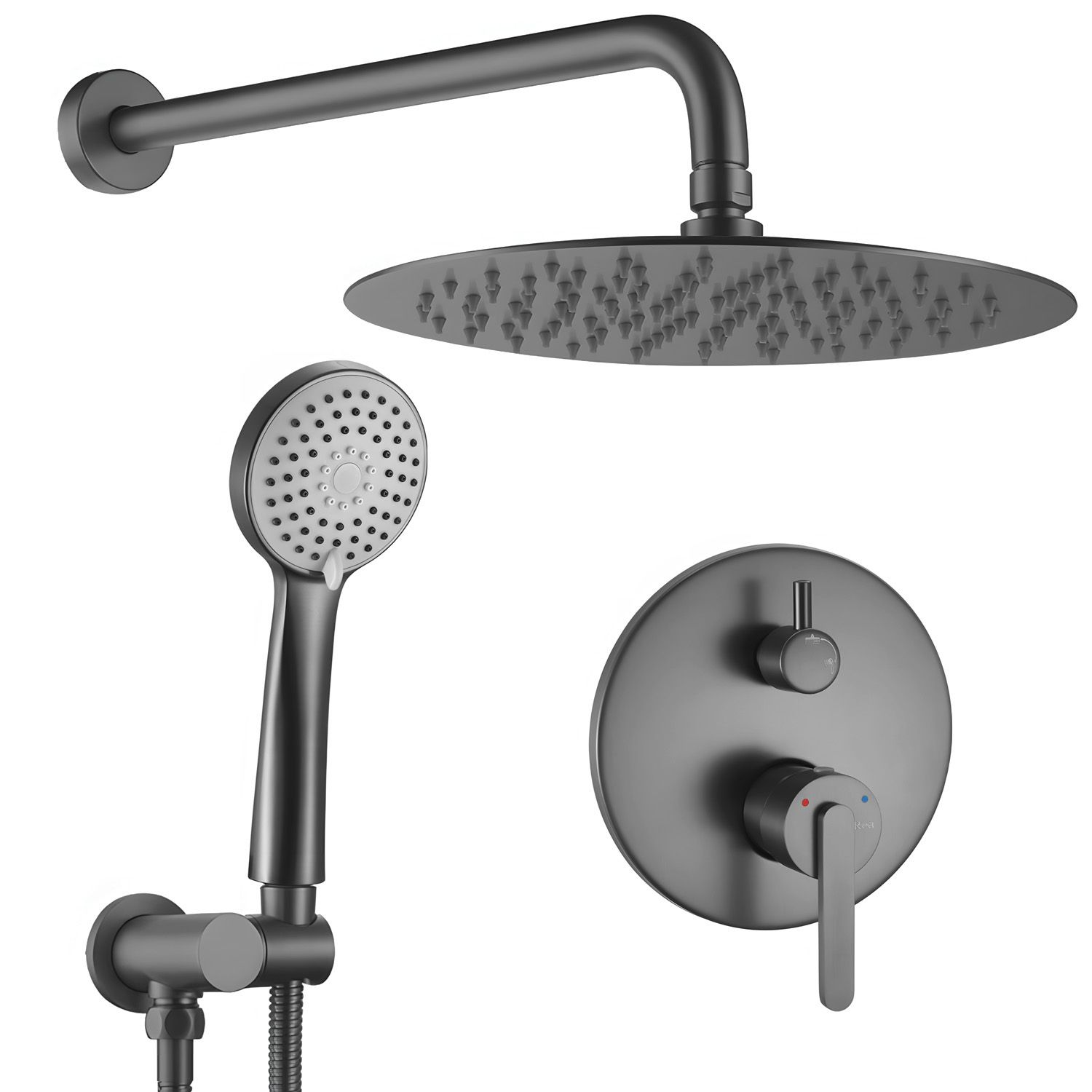 REA suihkusetti ONTARIO titaani, 32X17X32CM