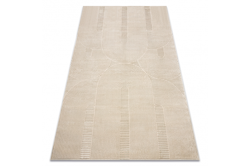 Matto BALANCE 9086 taupe - Geometrinen, rakenteellinen, glamour