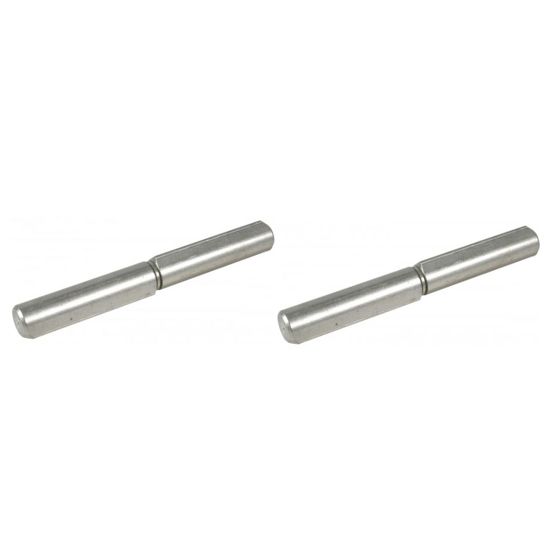 Sarana 160 mm, ruostumaton teräs, laskeutuva profiili, hitsattava, kiinteä tappi – 1 pari – 2 kpl