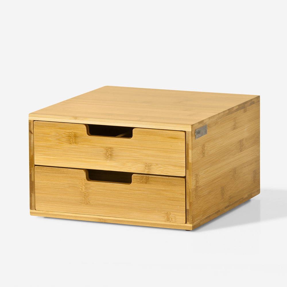 SoBuy Laatikko kahvikapseleille bambusta luonnollinen 1-laatikko FRG82-N