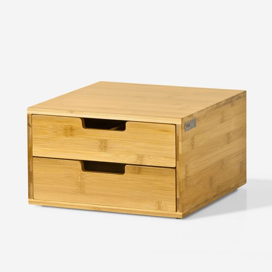 SoBuy Laatikko kahvikapseleille bambusta luonnollinen 1-laatikko FRG82-N
