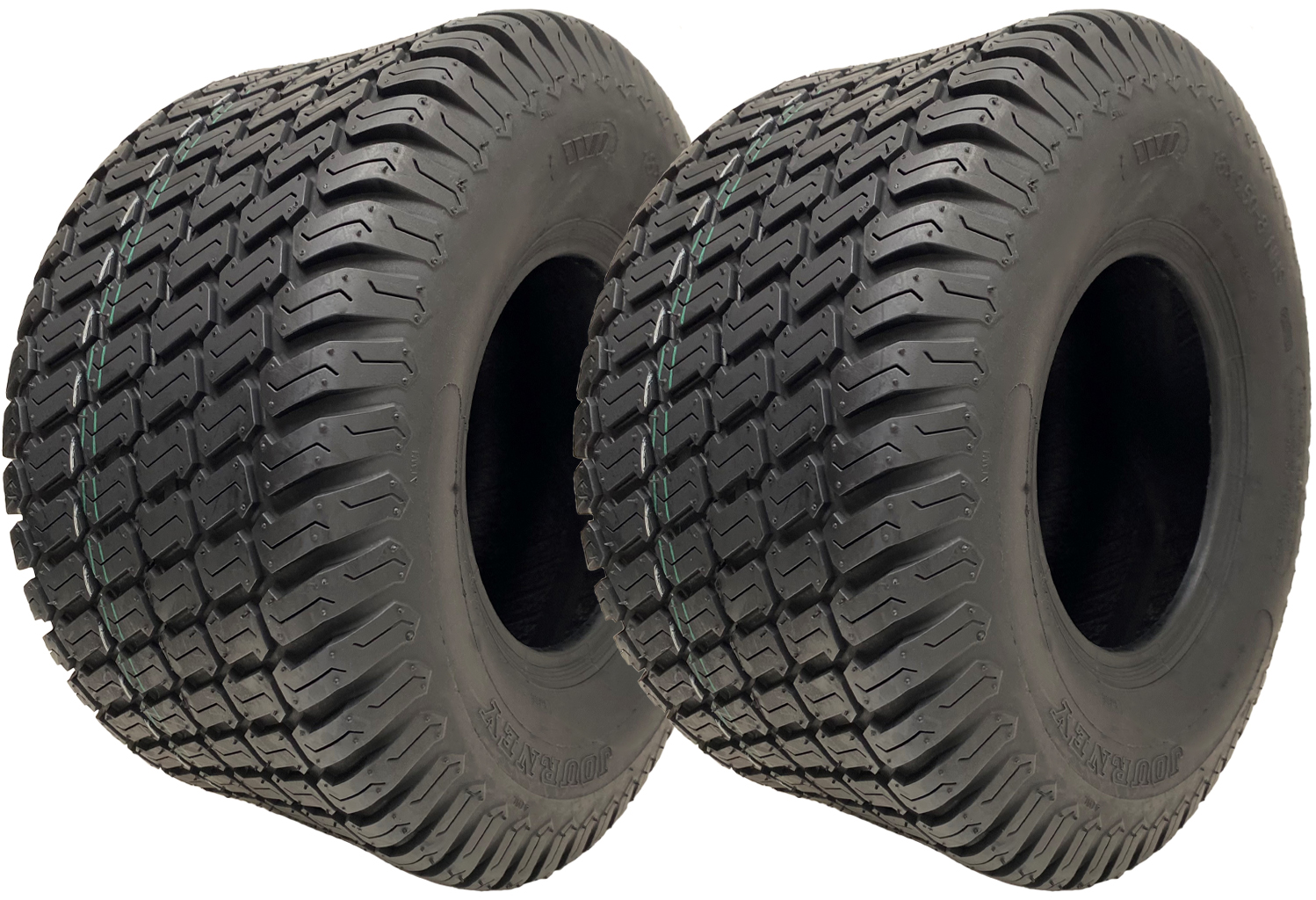 18x9,50-8 ruohonleikkurin monikäyttöiset nurmikkorenkaat, 6-kerroksiset, tubeless, Wanda P332 (2 kpl:n sarja)