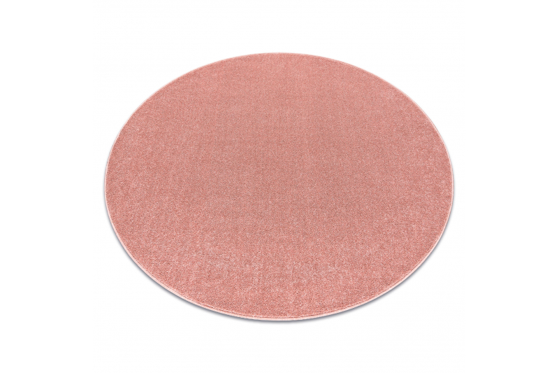 ETON PLUS matto ympyrä puuteripinkki, yksivärinen,