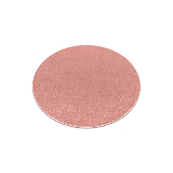 ETON PLUS matto ympyrä puuteripinkki, yksivärinen,