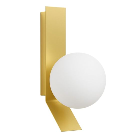 TOOLIGHT seinävalaisin APP1758-1W valkoinen/kulta, 6x6x38cm