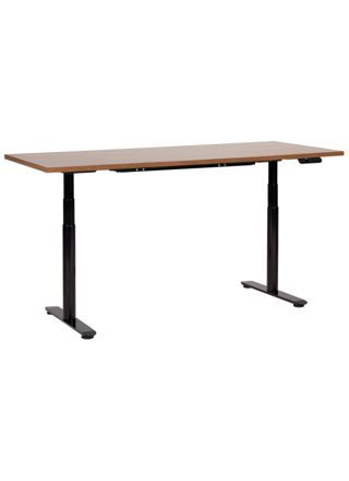 Sähkösäädettävä työpöytä DESTINAS Ruskea/musta 180 cm 80 cm