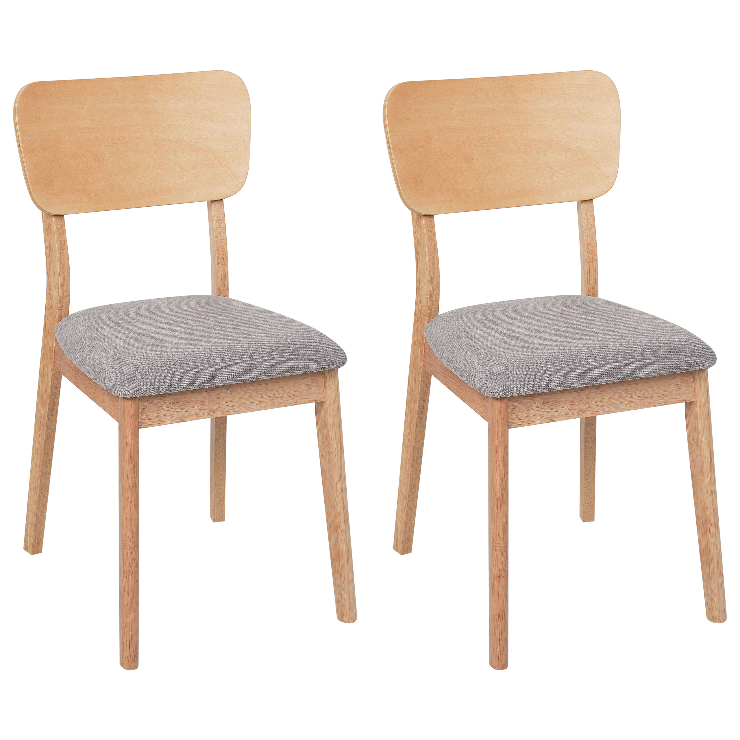 Ruokatuolisetti 2 kpl MINIER puu Vaaleanruskea