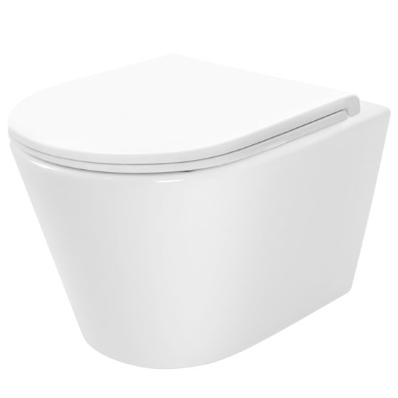 REA Seinä-WC TITO TORNADO NFQ valkoinen, 49,5X36X35,5CM