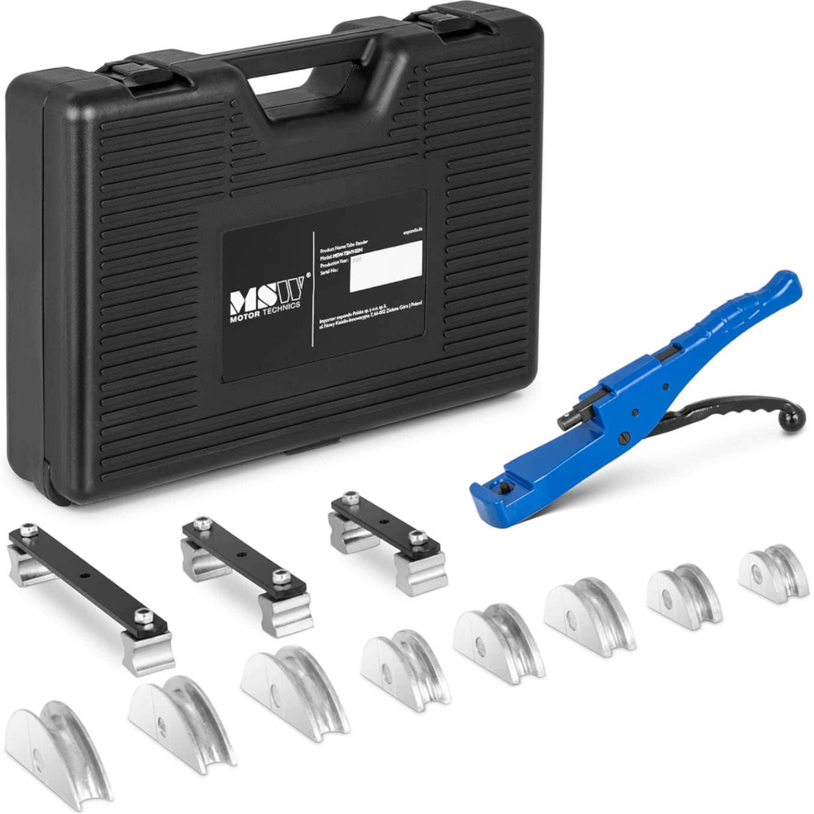 Manuaalinen taivutin XPAP PEX -kupariputkille, halkaisija 10–22 mm, 8 päätä