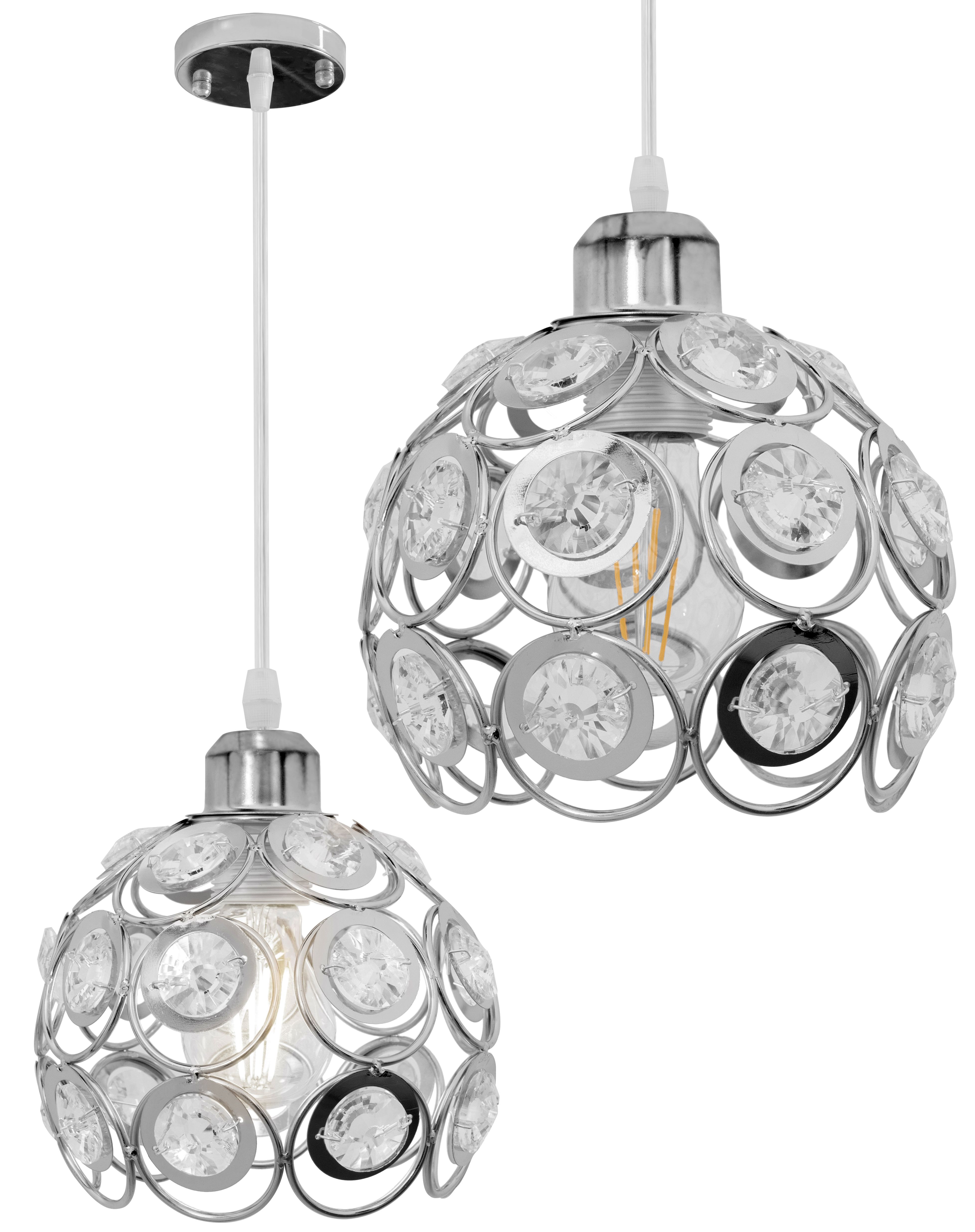 TOOLIGHT riippuva kattovalaisin APP207-1C kromi