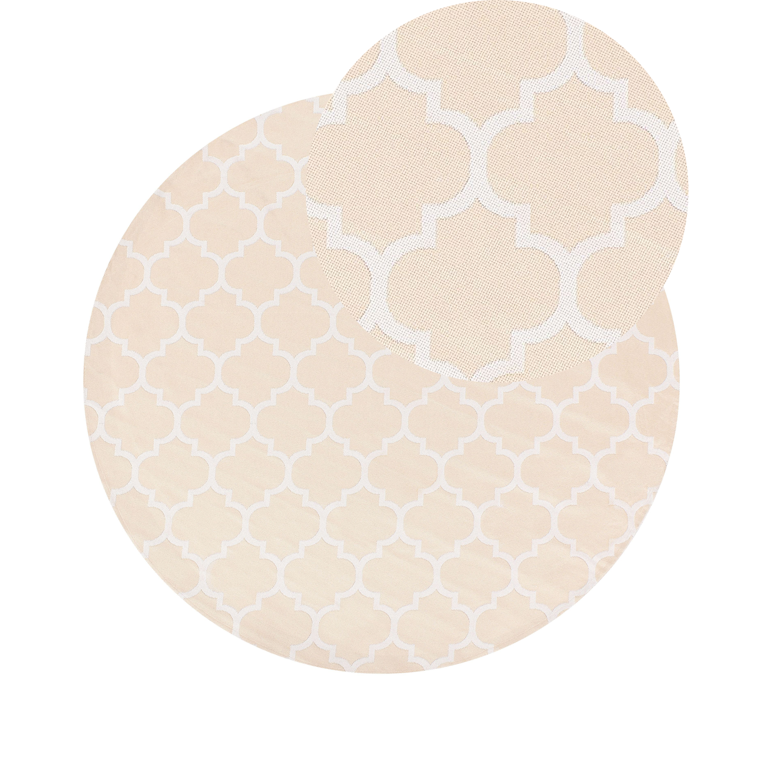 Ulkomatto MOSORE Beige ø 160 cm